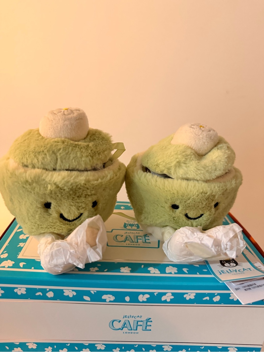 Jellycat Shanghai Exclusive Tea Cups with a box BNWT